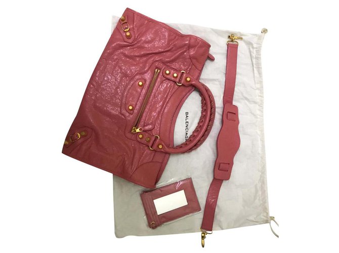 City Brand new balenciaga giant Red Leather  ref.186315