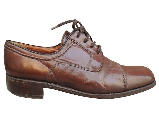 Joseph Fenestrier Derby Unic vintage - Fenestrier p 39,5 Marrone