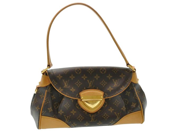 Louis Vuitton Beverly MM Brown Cloth  ref.186404