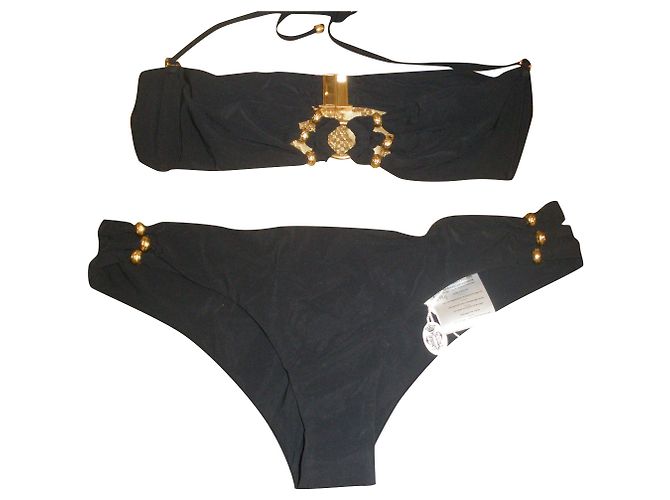 Emilio Pucci Push-up Bikini Schwarz