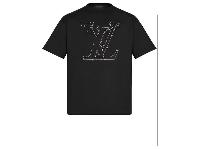 Camisetas Louis vuitton Negro talla XS International de en Algodón