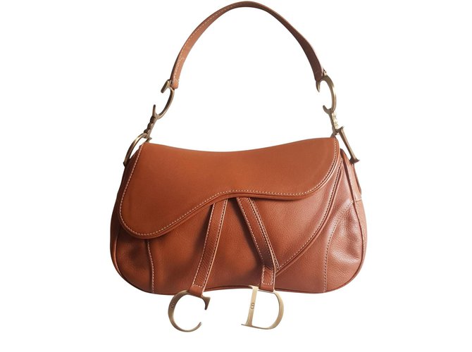 Dior Handbags Caramel Leather  ref.186934