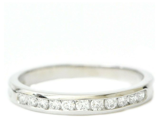 Autre Marque TIFFANY & CO. Eternity Ring Silvery Platinum  ref.186938