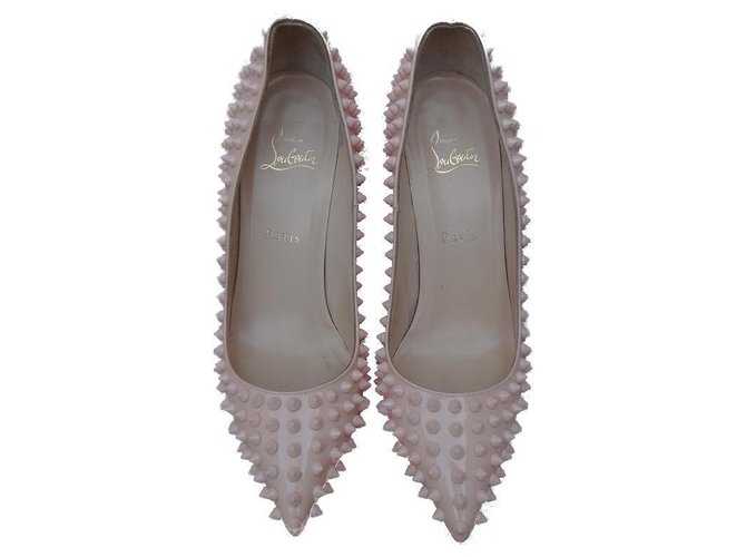 Christian Louboutin Pigalle Cuir vernis Rose  ref.187445