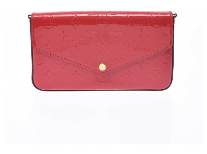 Louis Vuitton Félicie Red Patent leather  ref.187546
