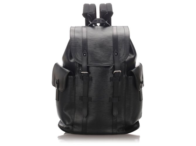 vuitton christopher backpack black