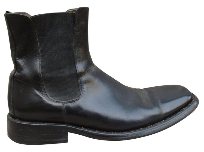 Autre Marque Jean-baptiste Rautureau boots p 41 Black Leather  ref.188216