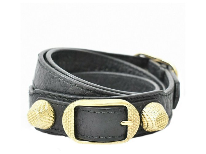 bracelet en cuir balenciaga