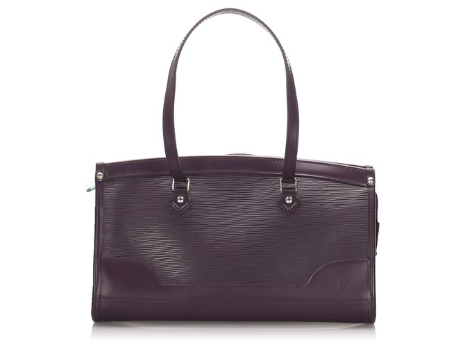 Louis Vuitton Purple Epi Madeleine PM Leather  ref.188448