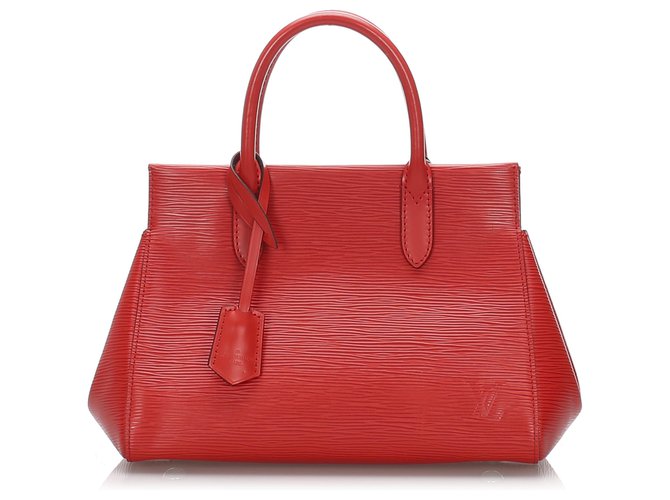 Louis Vuitton Red Epi Marly BB Leather  ref.188454