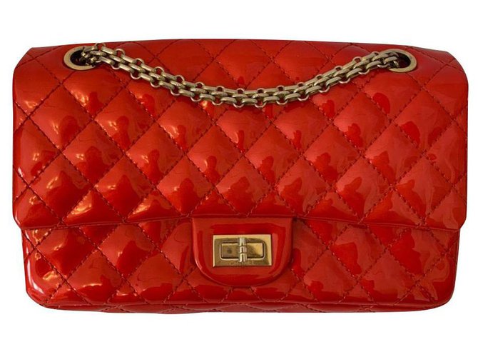 2.55 Chanel Cuir Rouge  ref.188547