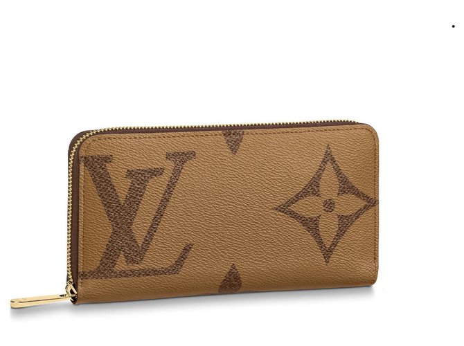Louis Vuitton zippy reverse wallet new Brown  ref.188582