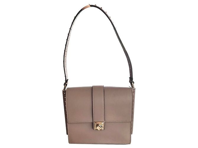 Borsa Valentino Garavani in pelle beige