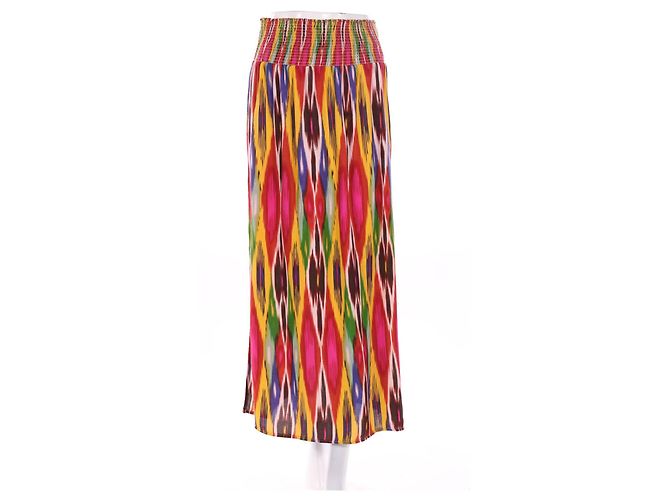 Gonna maxi multicolore Anthology Paris in viscosa e rayon