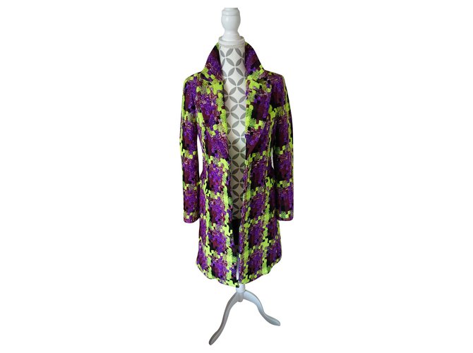 Balmain Coats, Outerwear Multiple colors Wool  ref.188634