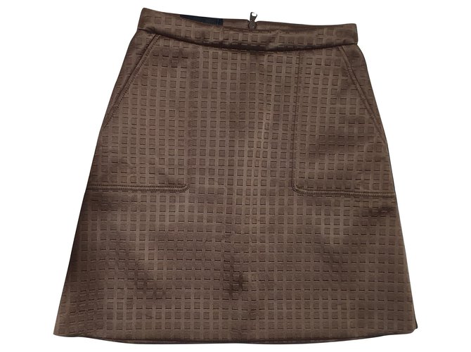 Designers Remix Skirts Brown Synthetic  ref.188700