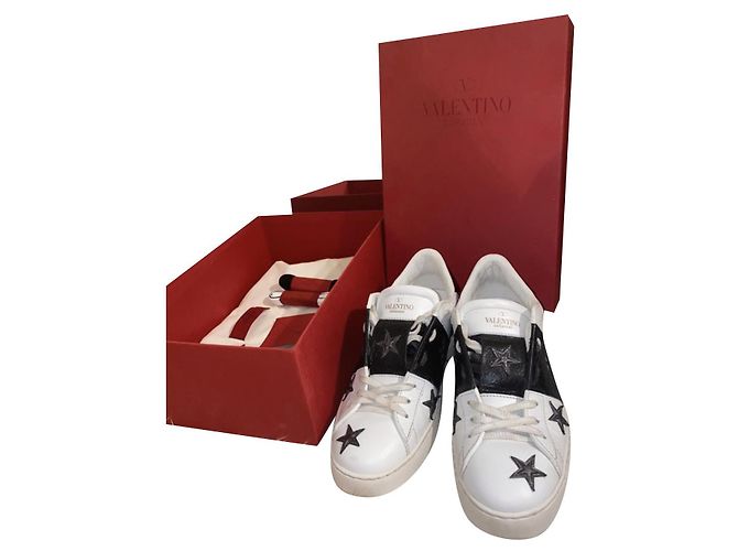 Valentino Garavani Sneaker aus Leder Weiß