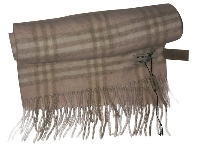 Burberry Scarf Pink Cashmere  ref.188718