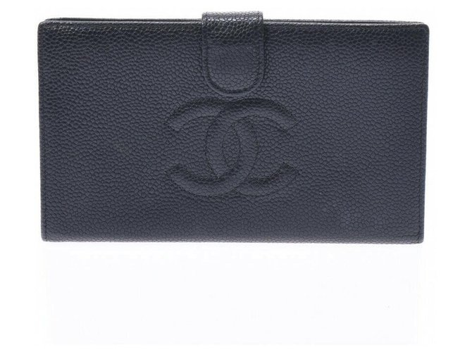 Chanel wallet Black  ref.188719
