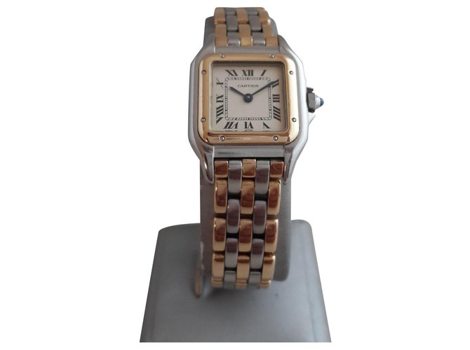 Cartier panther 3 ranks Eggshell Gold  ref.188806