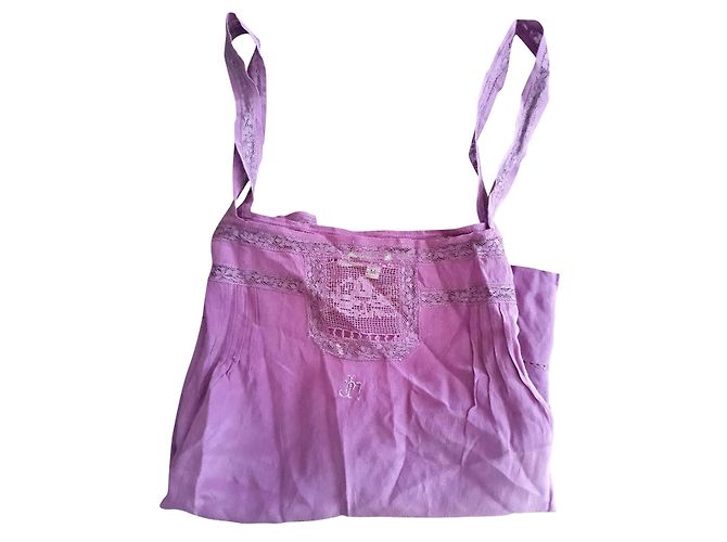 Top de seda Maje Roxo