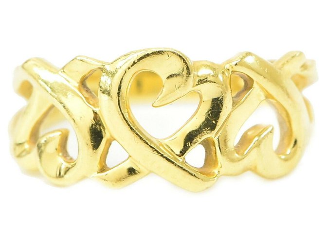 Autre Marque TIFFANY & CO. Anello cuore amorevole D'oro Oro giallo  ref.189162