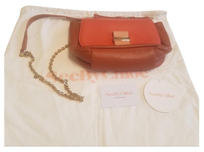 Chloé Shoulder bag Caramel Leather  ref.189542