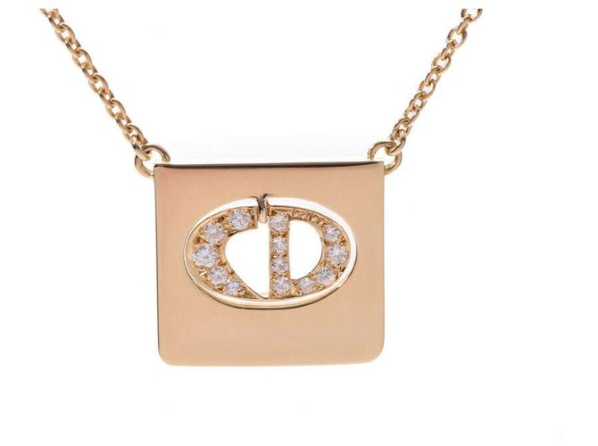 dior diamond necklace