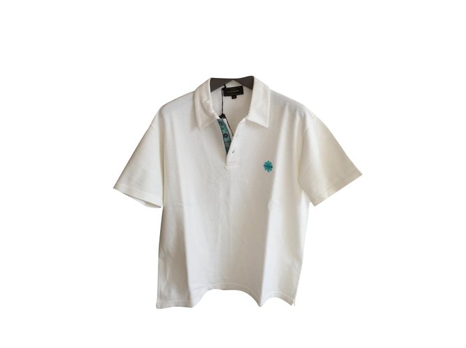 Leonard new men's cotton polo shirt White  ref.189116