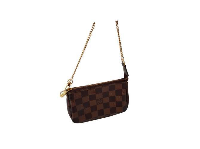 Louis Vuitton Small accessories pocket Brown Leather ref.189152 - Joli  Closet