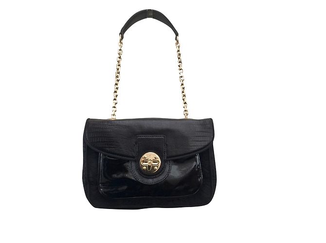 Devolução do monograma DKNY Preto