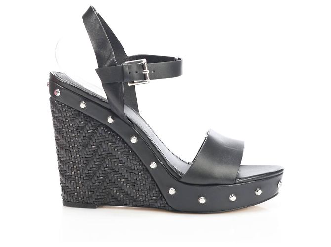 Sandalias Michael Kors de cuero negro