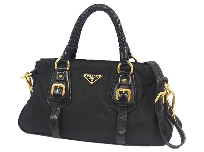 prada black satchel