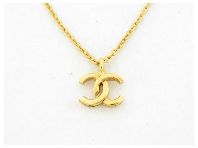 Cadeia de logotipo Chanel CC Dourado Banhado a ouro  ref.190133