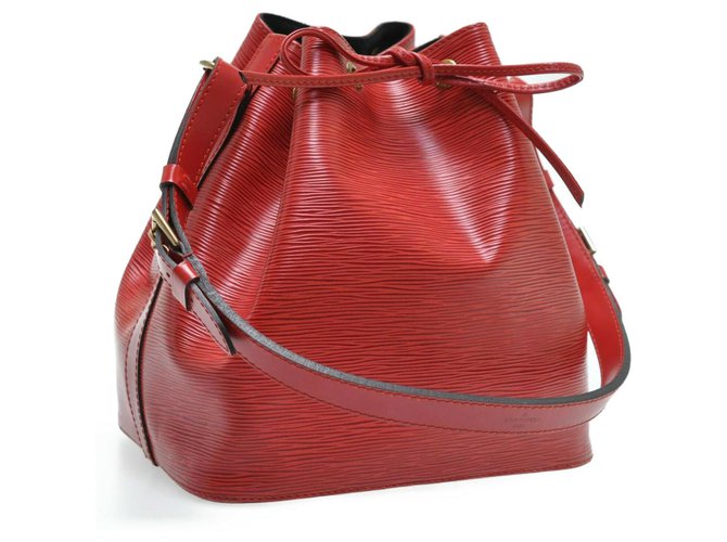 Noe Louis Vuitton Epi Noé Cuir Rouge  ref.190152