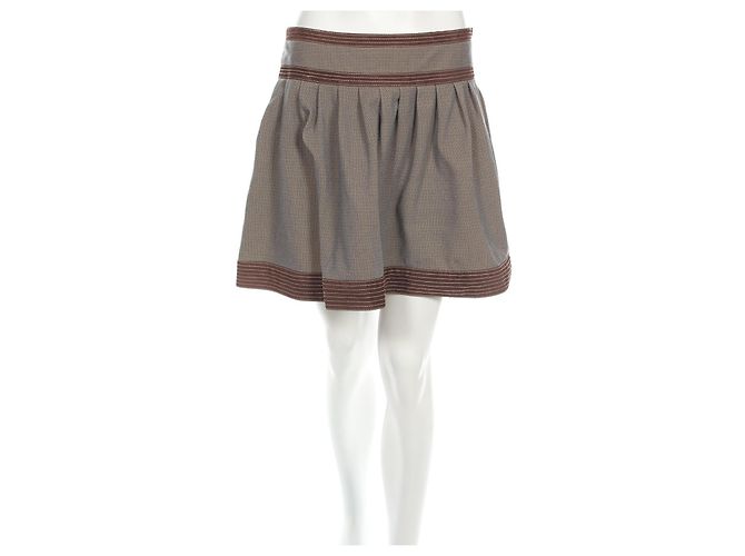 Falda Diane Von Furstenberg Gris