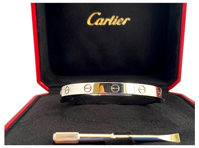 Cartier love platinum