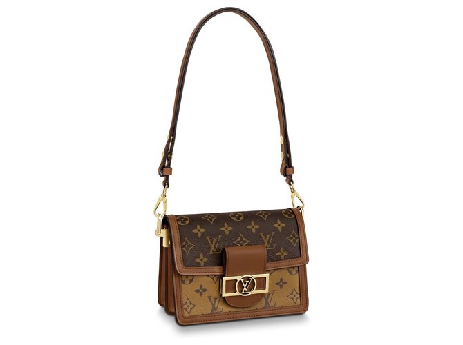 Louis Vuitton Mini Dauphine new Brown Leather  ref.190301