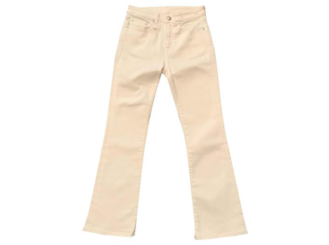 Vaqueros R13 Kick Fit Blancos