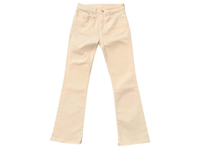 R13 Jeans White Cotton Elastane  ref.190314
