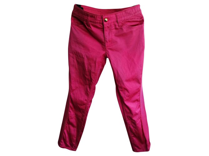 Louis Vuitton Jeans Pink Cotton  ref.190336