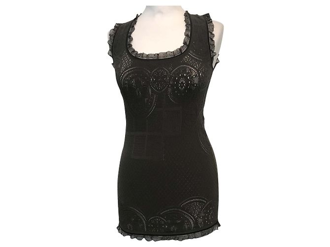 Autre Marque Top Claire Campbell HIGH Pizzo Grigio Kaki Cachi Grigio antracite