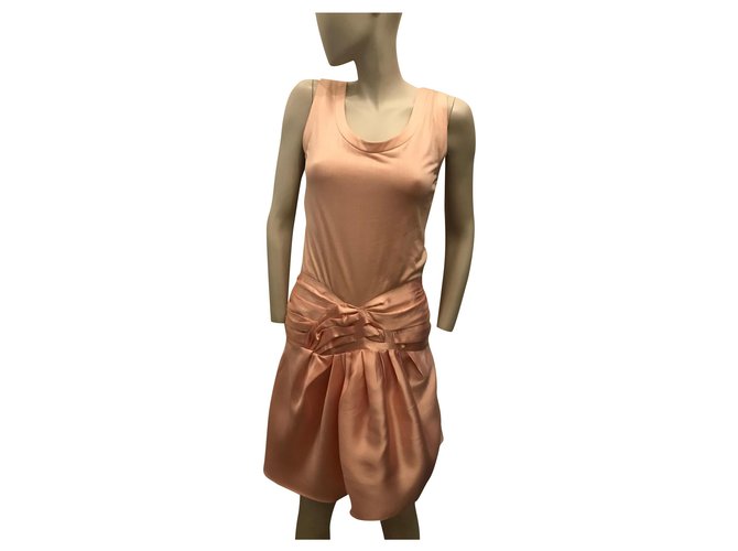 Christian Dior pink dress Silk  ref.190390