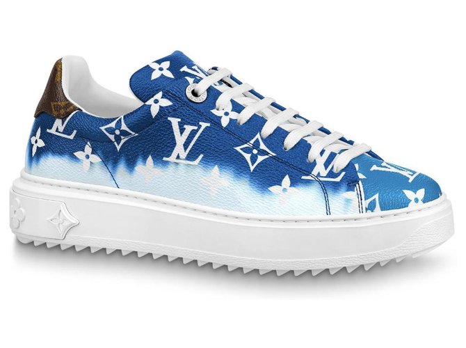 Louis Vuitton Escale trainers new Blue Leather  ref.190403