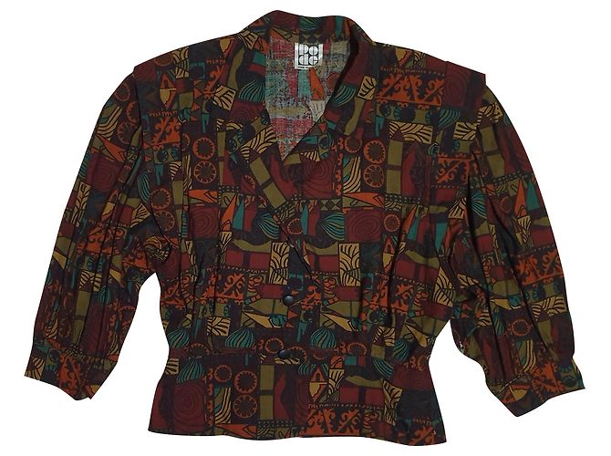 Autre Marque Baumwollblazer mehrfarbig Mehrfarben