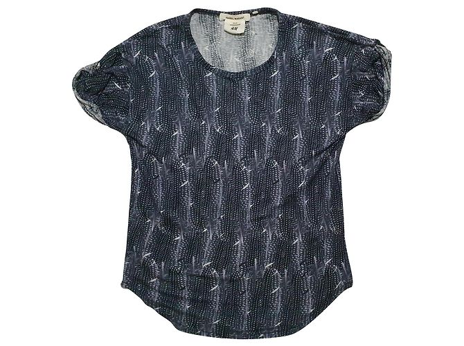 Camicetta Isabel Marant in lino Multicolore
