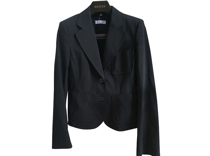 2 Cady blazer button (Strenesse Blue) Black