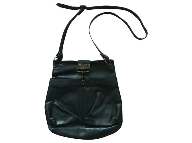 Dries Van Noten Handbags Black Leather  ref.190703
