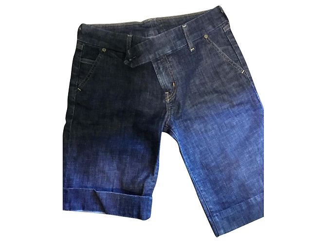 Autre Marque Seven Bermuda Shorts aus Denim Blau Größe 29