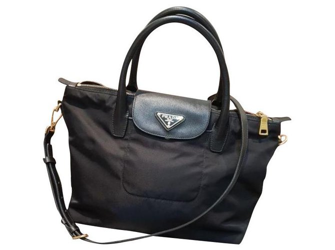 Prada Pattina Black Calf Leather Studded Flap Chain Crossbody Bag -  Walmart.com